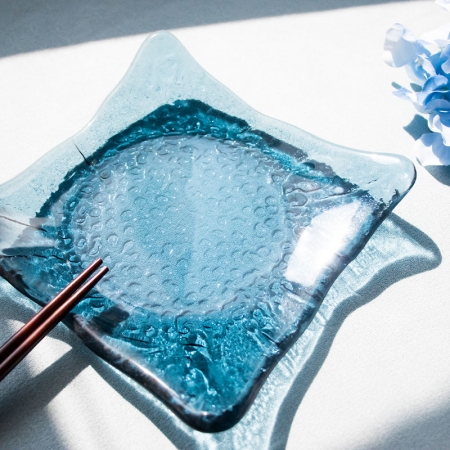 Vajilla Cristal Azul - FUSE Series