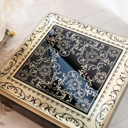 Kotak Perhiasan Kaca Emas - EL01 Series